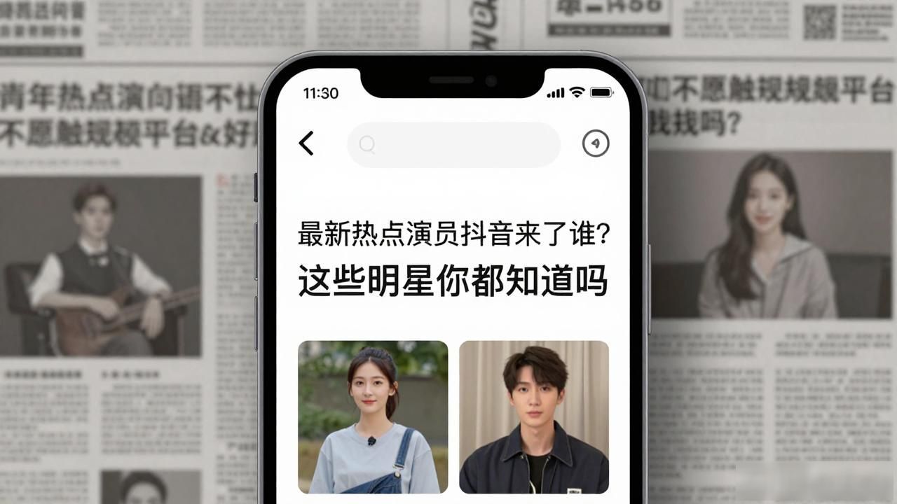 最新热点演员抖音来了谁？这些明星你都知道吗